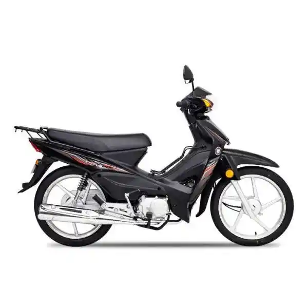 La moto semi automática Haojue HJ110-6 es perfecta para el tráfico urbano de Honduras, con un motor de 110 CC y bajo consumo. Compra la tuya en MOTOMUNDO.