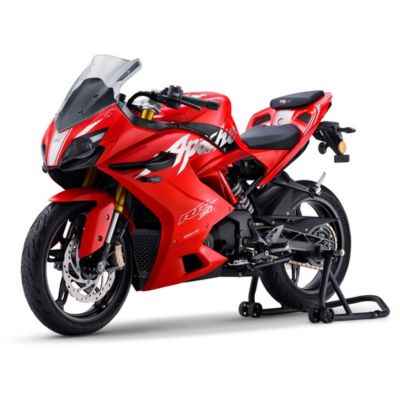 TVS Apache RR 310: 🏍️ Neumáticos Michelin ROAD5: Agarre superior en cualquier condición.