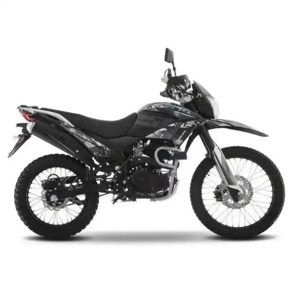 Italika DM250X: Aventura sin límites con la DM250-X, la mejor moto todo terreno en Honduras. Opciones de financiamiento de Banco Azteca y Tiendas Elektra.