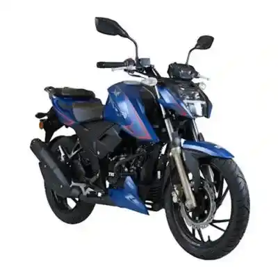Moto deportiva TVS Apache RTR 200 4V FI con "Frenos ABS: seguridad en cada curva y frenada." Distribuida por MOTOMUNDO, esta motocicleta supera todas las expectativas con su rendimiento explosivo, tecnología de punta y un diseño que roba miradas en Honduras.