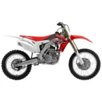 "Suspensiones Showa: comodidad en terrenos difíciles." Moto tipo cross en Honduras y la puedes comprar en DIDEMO.