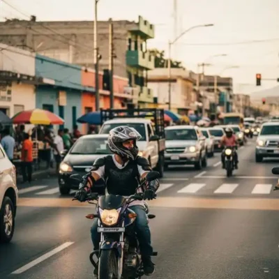 Gestión de Riesgos Viales al Manejar Moto en Honduras.