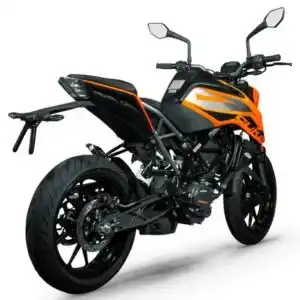 KTM 200 Duke La ergonomía deportiva de la 200 Duke, perfecta para el pilotaje.
