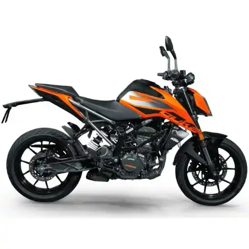 La moto naked KTM 200 Duke 2024, una moto con ADN de la BEAST en Honduras. Disponible en MOVESA.